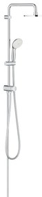 Pachet: Coloana dus Grohe New Tempesta 210,crom,montare pe perete, baterie cabina dus Eurosmart ( 26381001,33555003  )