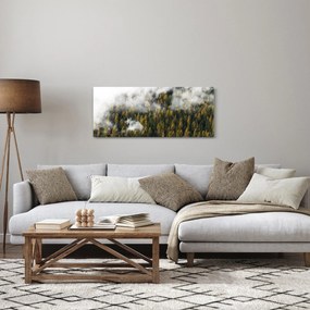 Tablou - Pădure în nori (120x50 cm)
