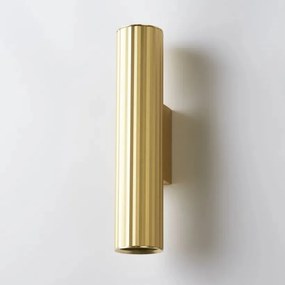 Aplica minimalista din aluminiu canelat Anna Wall 2 auriu
