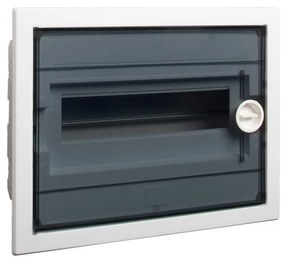 Tablou 12 module Noark, 1 rand, incastrat, usa plata, IP40