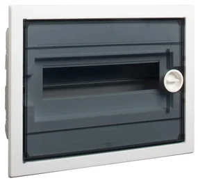 Tablou 12 module Noark, 1 rand, incastrat, usa plata, IP40