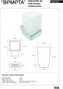 Suport de pahare VIA