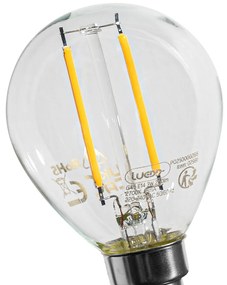 Set de 5 becuri LED E14 reglabile P45 transparente 3W 250 lm 2700K