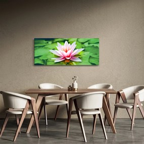 Tablou - Nuferi pe apă (120x50 cm)