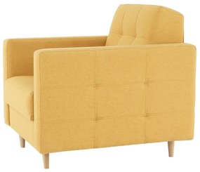 Ansamblu tapiţat, material muştar, AMEDIA