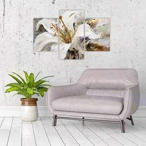 Tablou - Abstracție cu crin (90x60 cm)