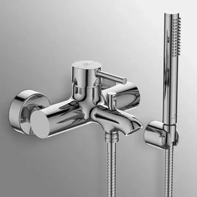 Baterie cada - dus Ideal Standard Ceraline finisaj crom lucios cu set de dus