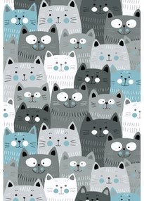 Covor pentru copii Kiddo 1079 albastru, 120 x 170cm, 120 x 170 cm