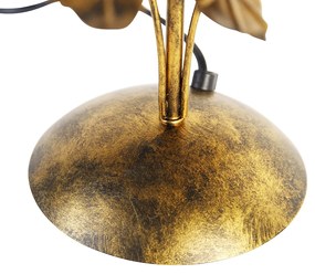 Lampă de masă vintage aur antic 40 cm fără abajur - Linden