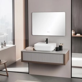 Brilagi - Oglindă de baie DIANA, LED dimabilă, încălzită, cu iluminare perimetrală, 20W/230V, 60x90 cm, IP44