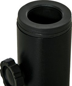 Outsunny Picior de umbrelă, tub reglabil din metal pentru tija Ø 34, 38 și 48 mm, negru | Aosom Romania