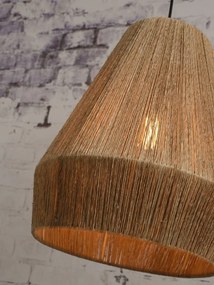 Lustra suspendata eco din iuta Iguazu S conic 40cm