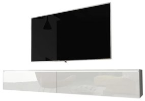 Expedo Comoda TV MENDES D 180, 180x30x32, alb/alb luciu