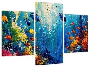 Tablou - Pictura lumii subacvatice (90x60 cm)