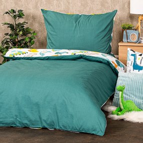 Lenjerie de pat pentru copii 4Home din bumbacLittle dino, 140 x 200 cm, 70 x 90 cm, 140 x 200 cm, 70 x 90 cm