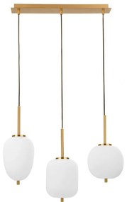 Lustra cu 3 pendule, design modern Lato