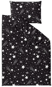 Lenjerie de pat din microfibra NOPTII OBLOHA negru Dimensiune lenjerie de pat: 70 x 90 cm | 140 x 220 cm