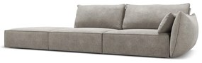 Șezlong gri deschis (cu colț pe partea dreaptă) Vanda – Mazzini Sofas