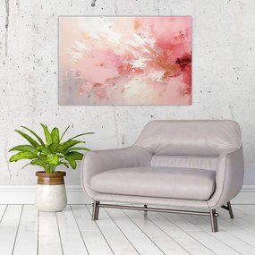 Tablou - Abstract roz (90x60 cm)