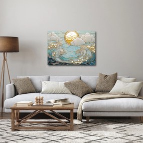 Tablou - Perle 3D în Ocean (70x50 cm)