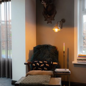 Lampă de perete industrială din alamă reglabilă - Avon