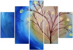 Tablou - Copac în fața soarelui (150x105 cm)