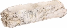 Husă pentru flori - jardiniere, imitație de mesteacăn, 32 x 12 x 8 cm