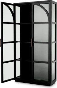 Vitrina design LUX, Furnir Stejar negru, San Bernardino