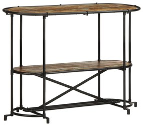 vidaXL Masă consolă, 110x42x76 cm, lemn masiv reciclat