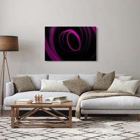 Tablou - linii violete (90x60 cm)