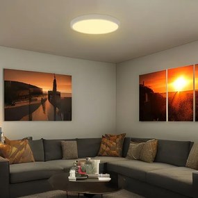 LED plafonieră baie cu senzor LED/18W/230V IP44 6500K Ø29 cm + telecomandă