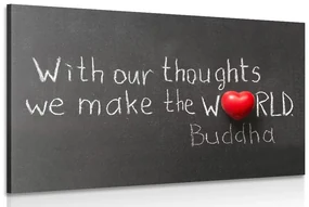 Tablou citatul lui Budha