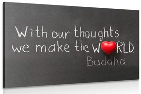Tablou citatul lui Budha
