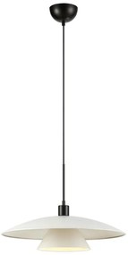 Lustră neagră-albă cu abajur din metal ø 50 cm Millinge – Markslöjd