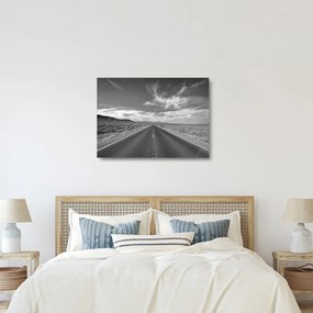 Tablou pe sticlă cu autostrada (70x50 cm)