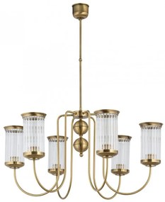 Candelabru 6 brate design clasic din alama OLZANO