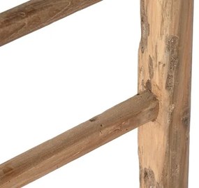 Consola, natur, din lemn de tec reciclat, Avana Small