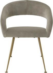 Scaun design elegant LUX Bravo, savona greige 116144 HZ