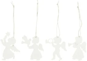 IB Laursen Decoratiune de Craciun PAPER ANGEL, alba