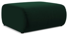 Taburet verde închis cu tapițerie din catifea Ekahi – Makamii