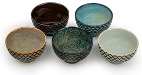 Cești 5 buc. din porțelan 200 ml Sara – Bredemeijer