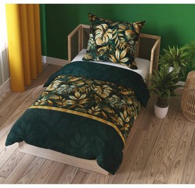 Lenjerie de pat din satin Selva, 140 x 200 cm, 70x 90 cm