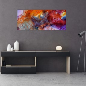 Tablou - Abstract Ink Art (120x50 cm)