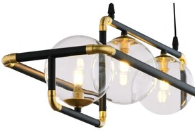 Lustră pe cablu Jupiter 1982 ZAFRA 4xG9/10W/230V negru