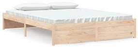 814959 vidaXL Cadru de pat, 160x200 cm, lemn masiv