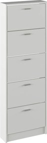 Pantofar MOBI 15, alb, DTD laminat, 58x18x170.2 cm