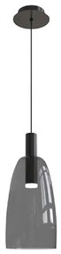 Pendul LED design modern Light negru nisipos