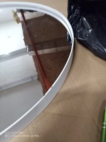 OFERTA Oglinda rotunda alba MIRROR II. calitate secundara