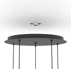 Lustră pe cablu Eglo 390183 SERENARA 5xE27/40W/230V negru/auriu