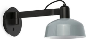 Aplica de perete cu brat directionabil TATAWIN negru, blue
